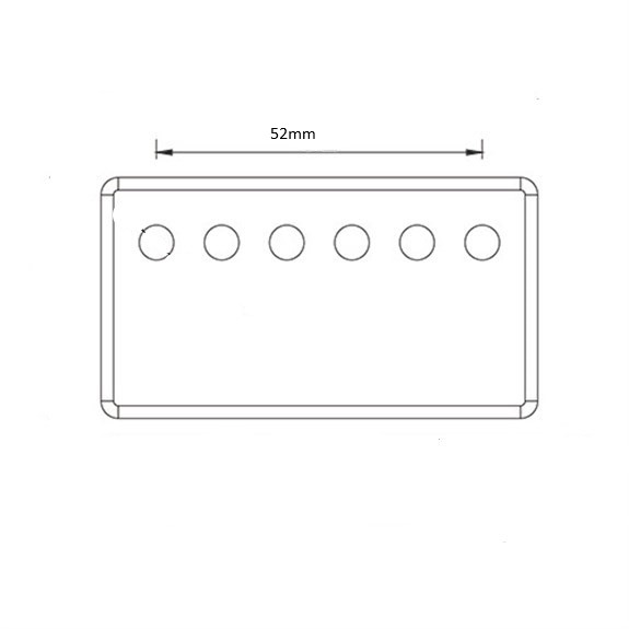 ASK-M AS140B Bridge-Köprü Black Humbucker Manyetik Kapağı - 2