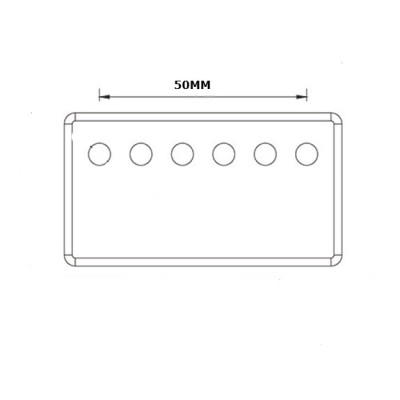 ASK-M AS140N-Nikel Neck Humbucker Manyetik Kapağı - 2