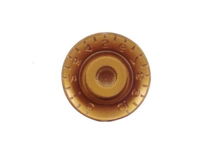 Gibson Style Barrel Tip Amber Gitar Potans Düğmesi-Guitar Knob-Tek - ASK-M