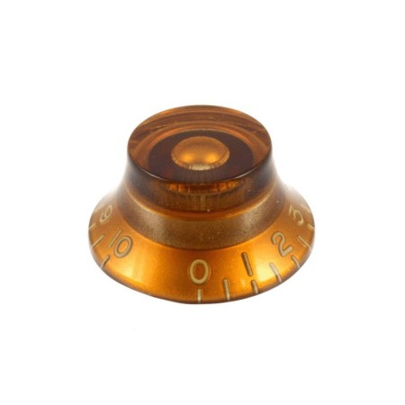 Gibson Style Barrel Tip Amber Gitar Potans Düğmesi-Guitar Knob-Tek - 1