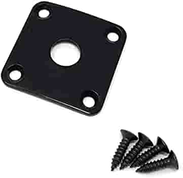 Gibson/Square Style Black Plastik Jack Plate - ASK-M