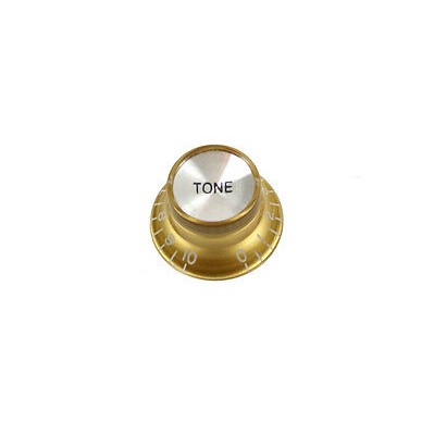 Gibson Style Top Hat Gold-Silver Tone Potans Knob-Potans Düğmesi Tek - ASK-M