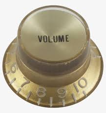 Gibson Style Top Hat Gold-Gold Wolüme Potans Knob-Potans Düğmesi Tek - ASK-M