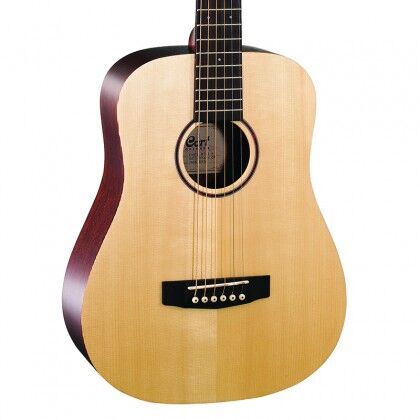 Cort Earth Mini F Adirondack OP Elektro Akustik Travel Gitar - 2