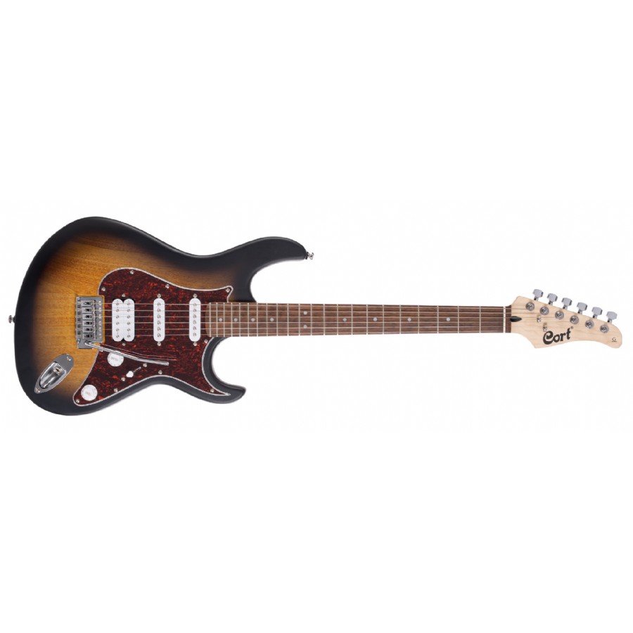 Cort G110 OPSB Open Pore Sunburst Elektro Gitar (H-S-S) - 1