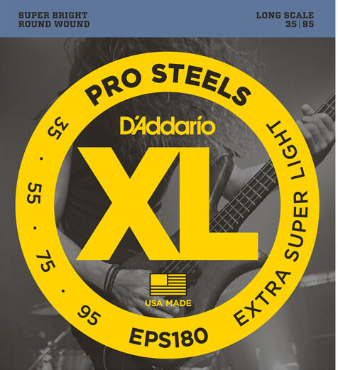 D’Addario EPS180 4 Telli Bas Gitar Tel Takımı Long Scale (35-95) - 1