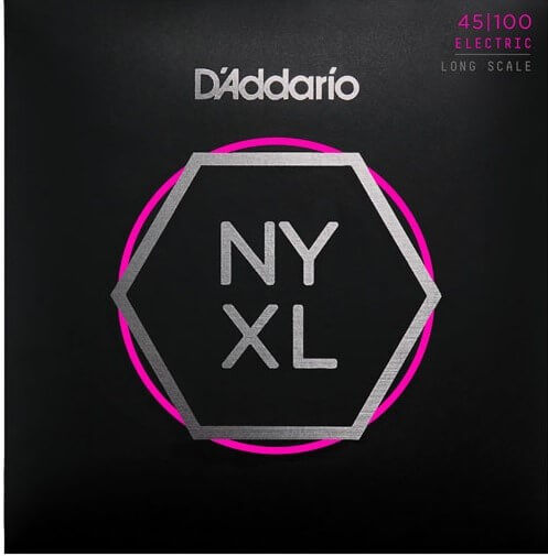 D’Addario NYXL45100 4 Telli Bas Gitar Tel Takımı Long Scale (45-100) - 1