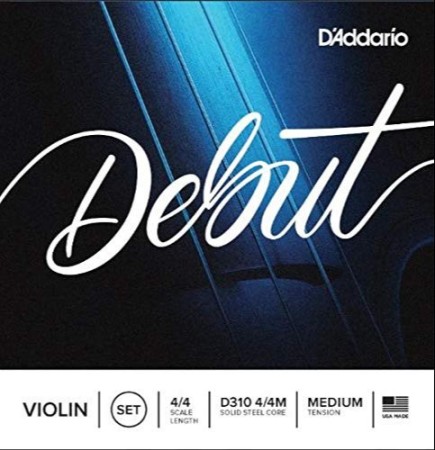 DAddario Debut D310 4/4 - Medium Keman Tel Takımı