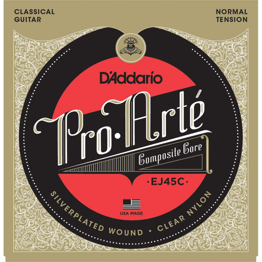 D'Addario EJ45C Pro-Arté Composite, Normal Tension Takım Tel - 1