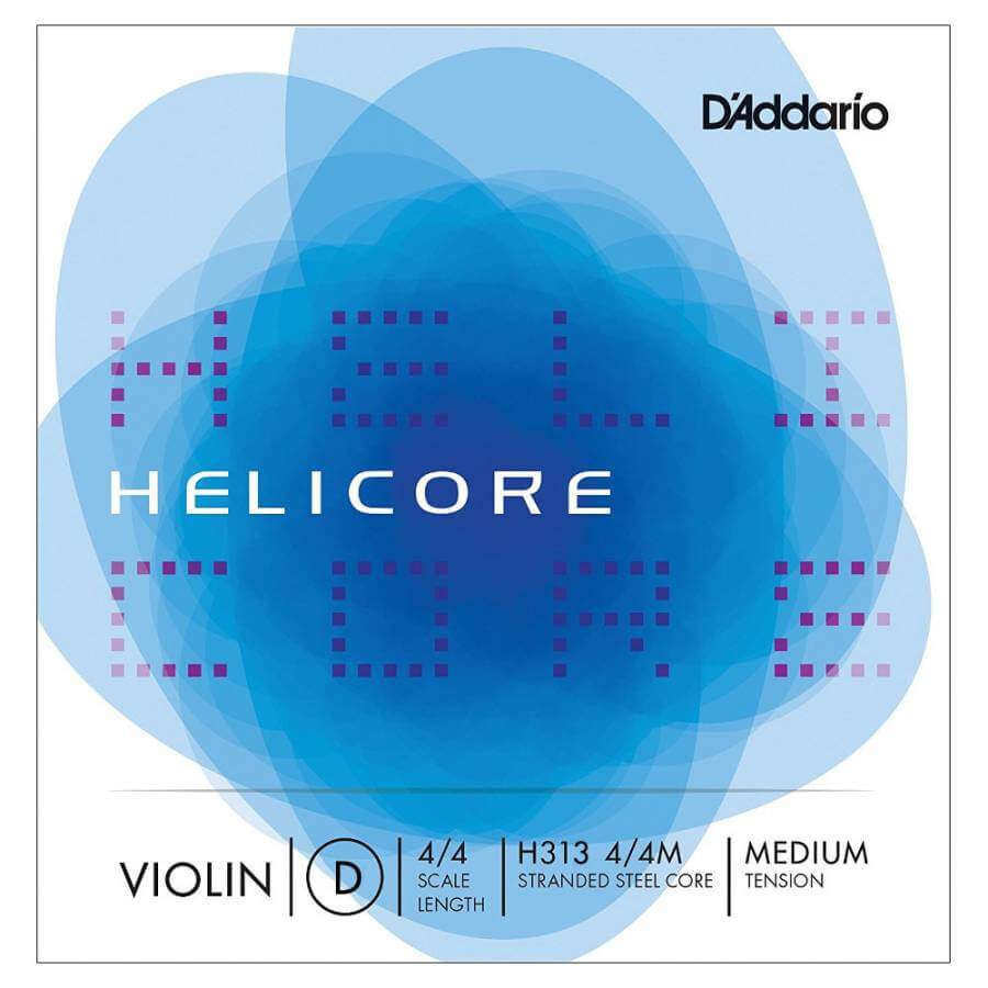 D’Addario Helicore H313 Medium 4/4 Keman Tek Re (D) Teli - 1