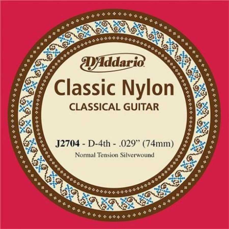 D'Addario J2704 Klasik Gitar Tek Re Teli - 1