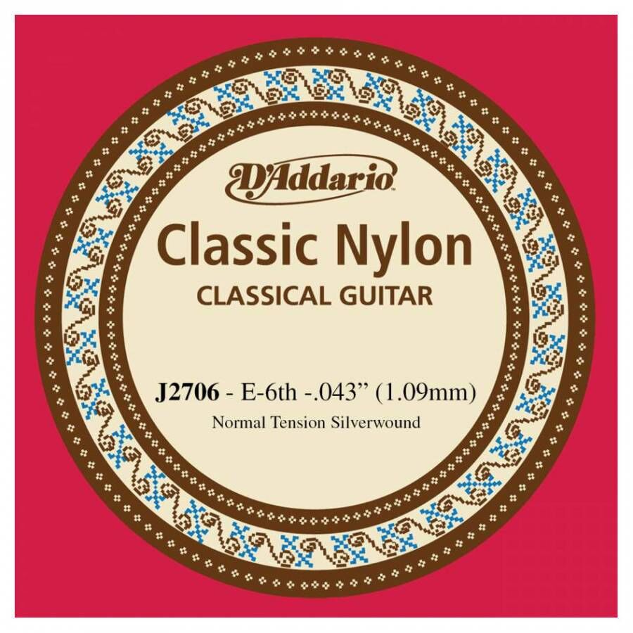 D'Addario J2706 Klasik Gitar Tek Kalın Mi Teli - 1