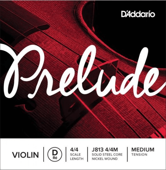 D′Addario Prelude J813 Medium 4/4 Keman Tek Re (D) Teli - 1