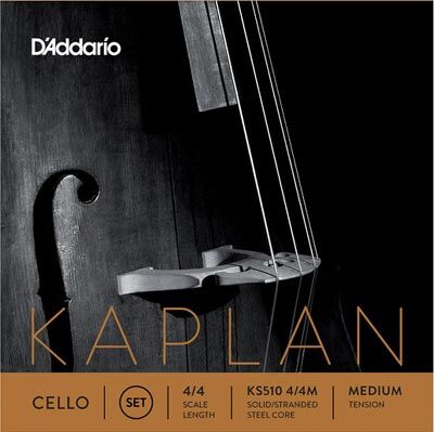 D'Addario Orkestral KS510 Kaplan 4/4 Medium Çello Tel Seti - 1