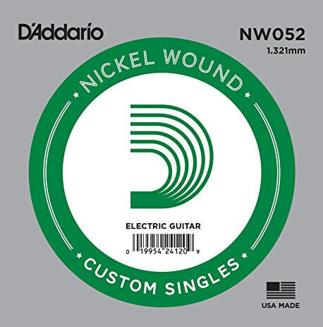 D'Addario NW052 Nickel Wound Elektro Gitar Tek Tel - 1