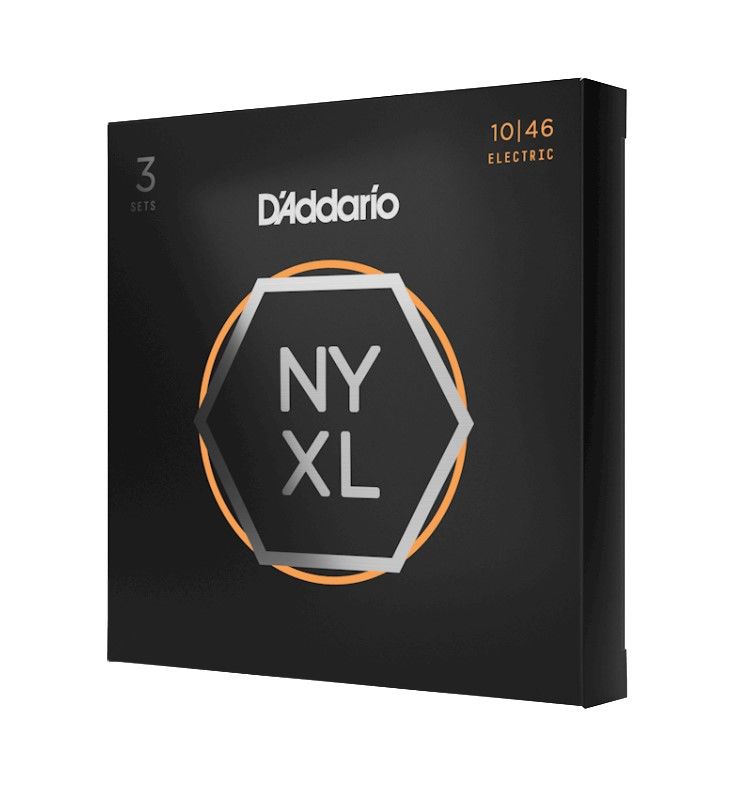 D'Addario NYXL1046-3P Nikel Wound Elektro Gitar Tel Takımı 3lü Set - 2