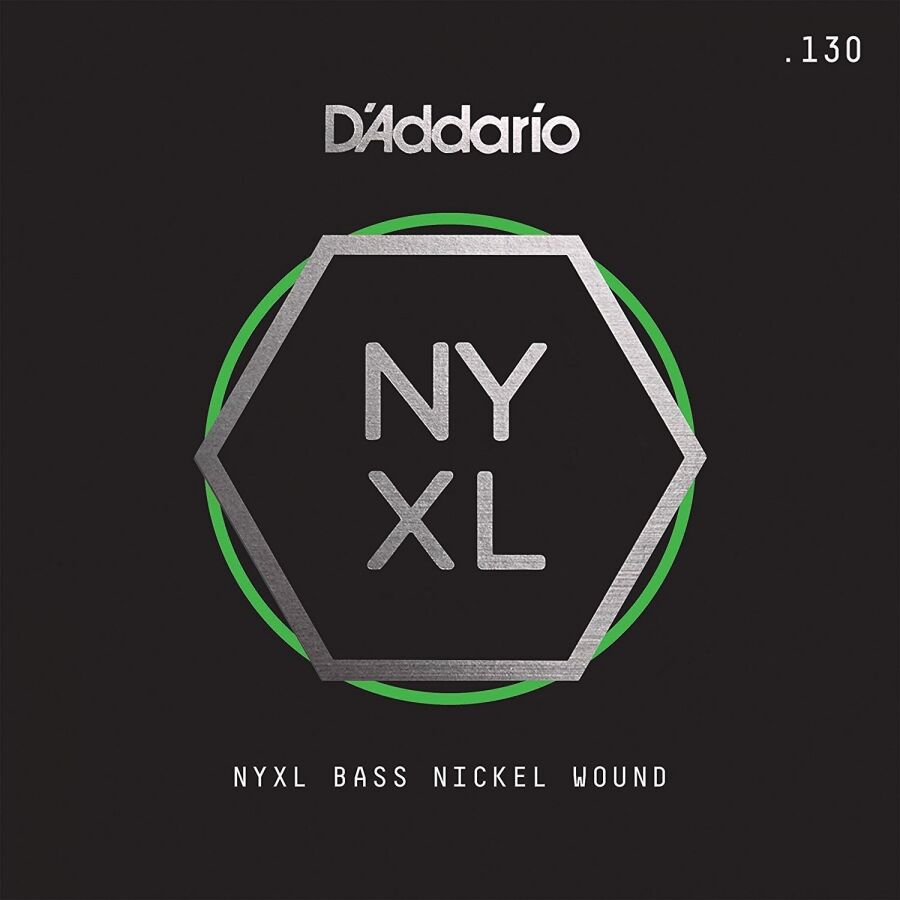 D'Addario NYXL130 Bass Nickel Wound Singles Bas Gitar Tek Tel - 1