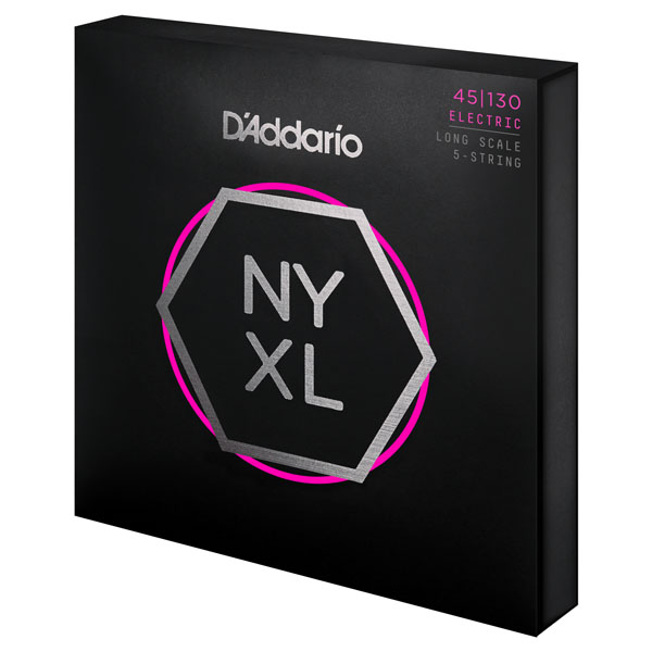 D'Addario NYXL45130 Long Scale Regular Light 45-130 5 Telli Bas Gitar Teli - 2