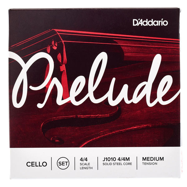 Daddario Prelude 4/4 Scale, Medium Tension Çello Tel Seti - 1