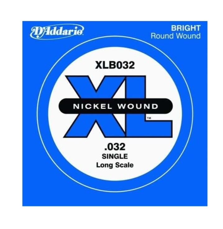 D'Addario XLB032 Tek Bas Gitar Teli (032) - 1