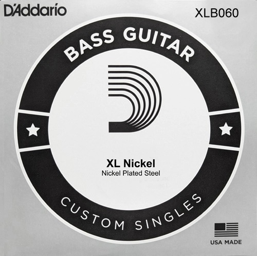 D'Addario XLB060 Nickel Wound Long Scale Bas Tek Teli - 1