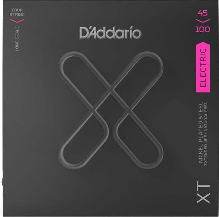 D'Addario XTB 45-100 Regular Light / Long Scale Bas Gitar Teli - 1