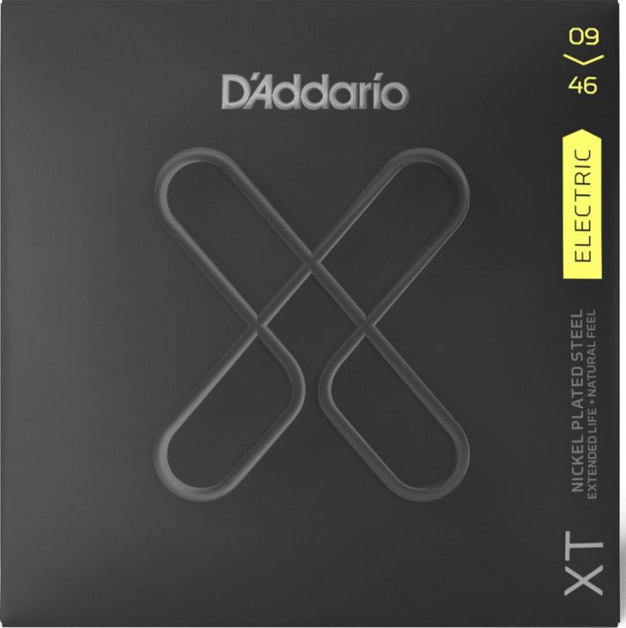 D'Addario XTE0946 Super Light Top/Regular Bottom Elektro Gitar Teli - 1