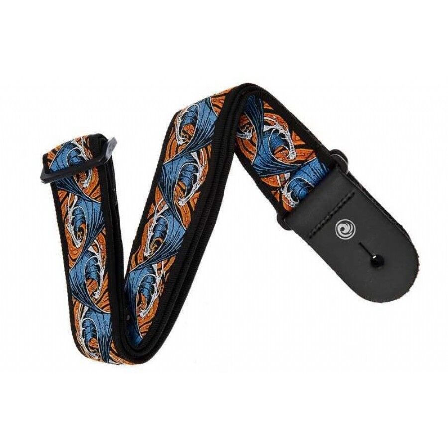 PlanetWaves Al McWhite Surf Collection Pipeline Gitar Askı/Strap - 1