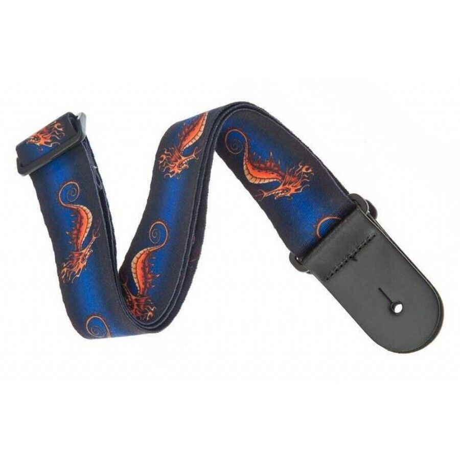 PlanetWaves Al McWhite Surf Collection Seahorse Gitar Askı/Strap - 1