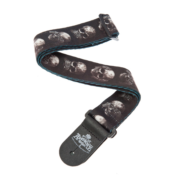 PlanetWaves Alchemy Muted Skulls Gitar Askı/Strap - 1