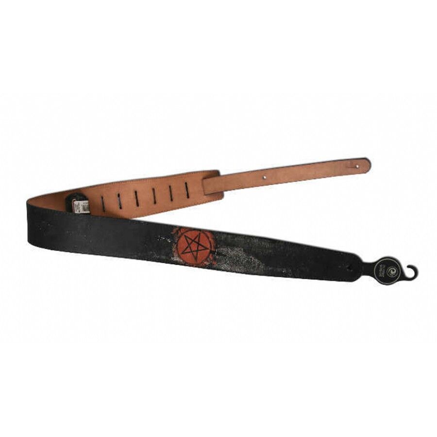 PlanetWaves Stoned Leather Series The Pentangle Gitar Askı/Strap - 1