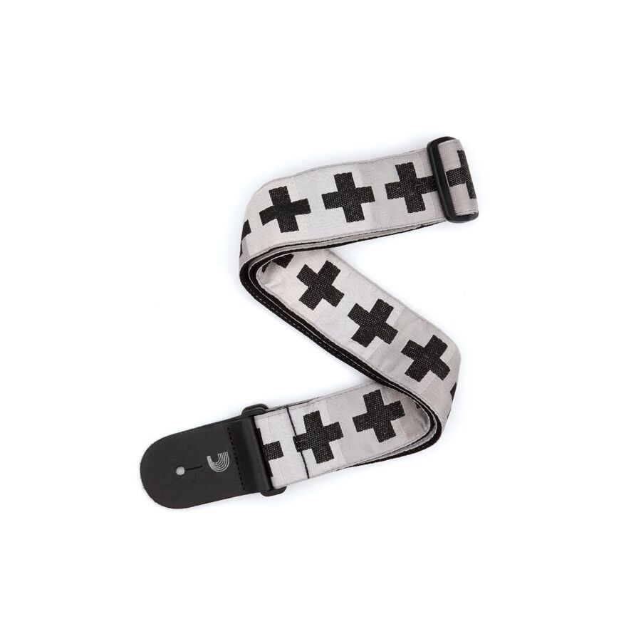 PlanetWaves T20W1509 Checkered Crosses Style Elektro Gitar Askısı/Strap - 1