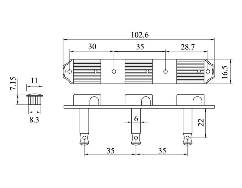 DerJung DJ274G-D5 Manouche-Akustik Gitar Burgu Takımı - 2