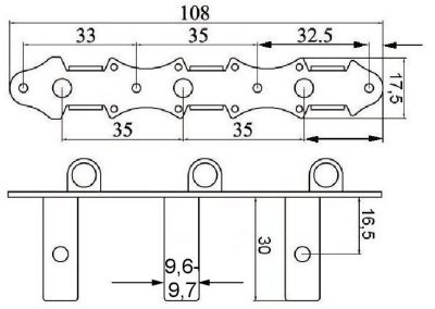 DerJung DJ305GK-P2W Klasik Gitar Burgu Takımı - 2