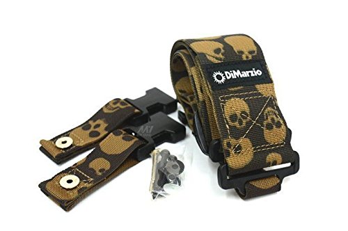 Dimarzio DD2200MGSK ClipLock Camo Skulls Kilitli Gitar Askısı - 1