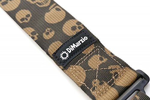 Dimarzio DD2200MGSK ClipLock Camo Skulls Kilitli Gitar Askısı - 2