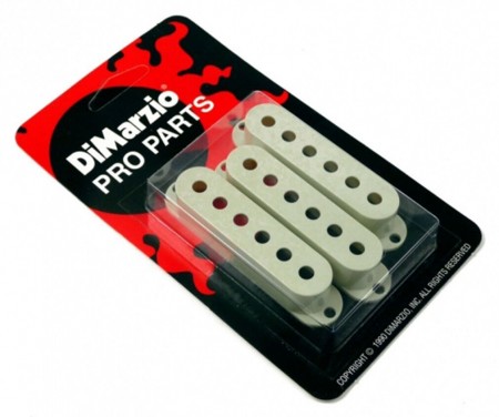 DiMarzio DM2001MG Single Coil Pickup Covers Set of 3 MINT Green - Dimarzio