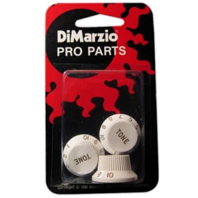 Dimarzio DM2111W 2Tone-1Wolüme Knob Set - 2