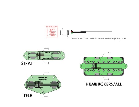 Dimarzio DP180B Air Norton S Strat Single Humbucker Manyetik - Thumbnail