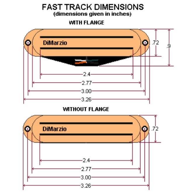 DiMarzio DP182BK Fast Track 2- Black Single Humbucker Bridge Manyetik - 2