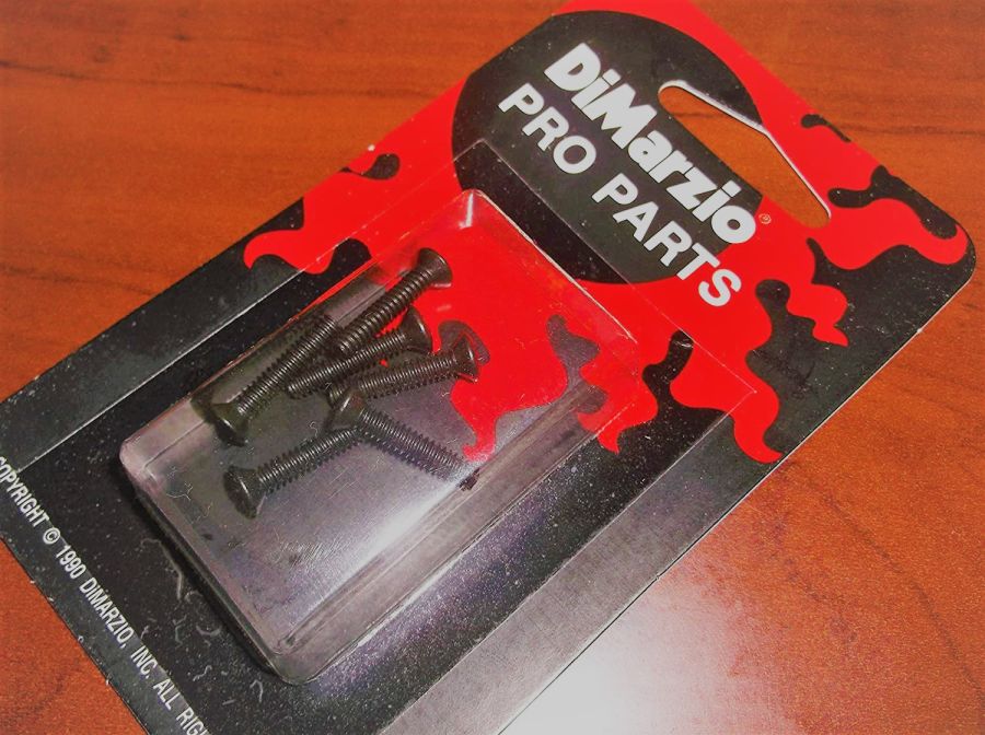 DiMarzio FH1301BK Pickup Height Screws Vintage (6) Siyah Manyetik Vida Seti - 1