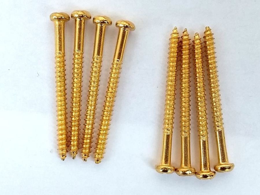 DiMarzio FH1501GD J Bass PU Height Screws Gold (8) J Bass Manyetik Vida Seti - 1