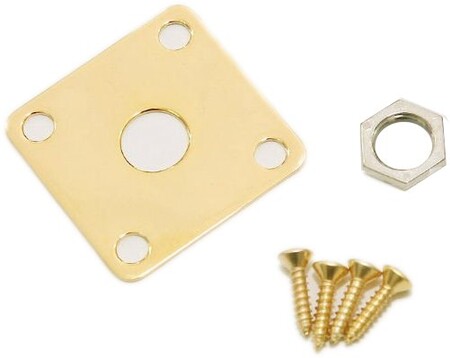 Dimarzio GG1400G Kare Jack Plate Gold - Dimarzio