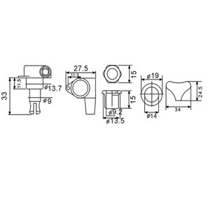 Dr. Parts BMH7105/BK/R4 4 Telli Bas Gitar Tek Sıra Sağ Dizilim Burgu Takımı (Black) - 2