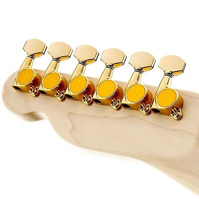 Dr Parts Gold 6 İn Line Tek Sıra Elektro Gitar Burgu Takımı - 2