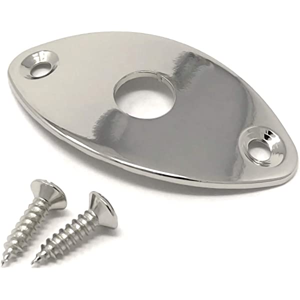 Dr.Parts JP1/CR Chrome Oval Jack Plate - 1