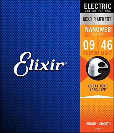 Elixir 12027 Nanoweb 09 46 Elektro Gitar Teli - 1