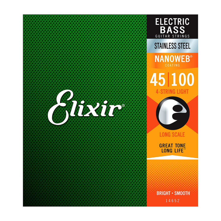 elixir bass strings 5 stainless steel