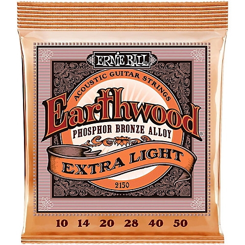 Ernie Ball 2150 Phosphor Bronze Extra Light 10-50 Akustik Gitar Teli - 1