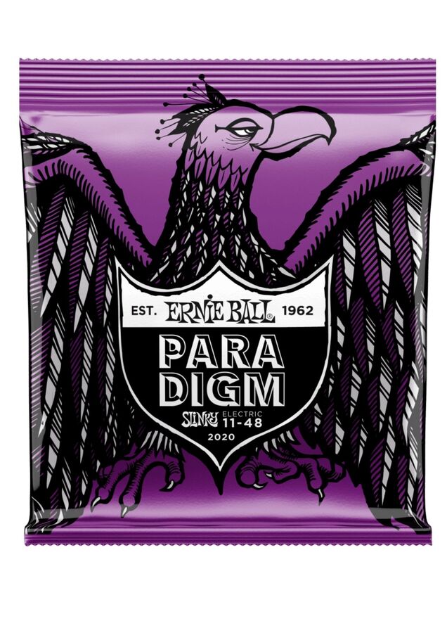 Ernie Ball 2020 Power Slinky Paradigm 11-48 Elektro Gitar Teli - 1